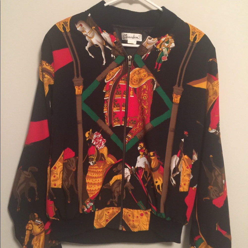 Vintage/ retro chandin bomber jacket